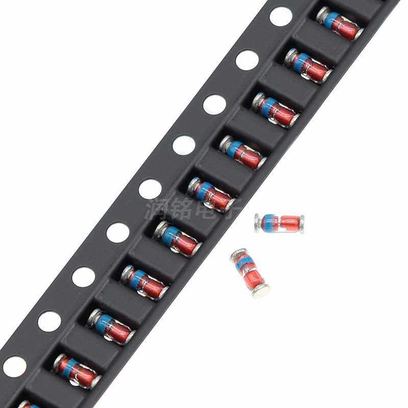 贴片稳压二极管0.5W ZMM75V LL-34 75V 1206圆柱玻璃管1/2W