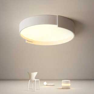 北欧简约带遥控器的主卧室吸顶灯极间LED书房房间创意个性餐厅灯