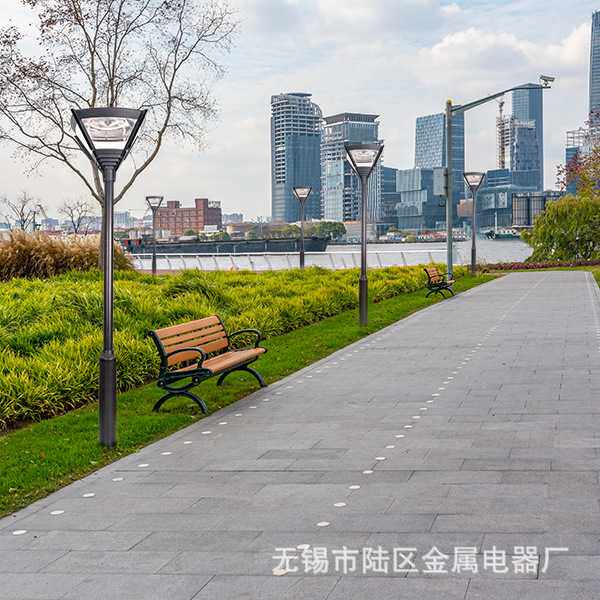 现货3米庭院灯路灯草坪灯铝材不生锈景观灯小区节能灯泡庭院灯