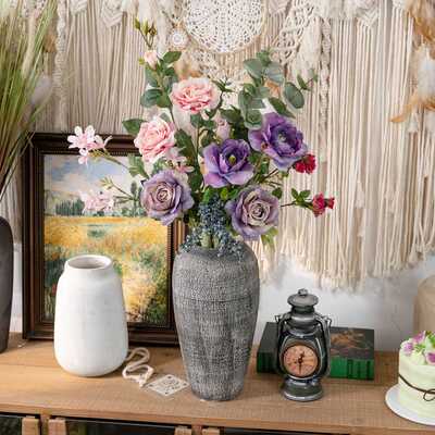 烟屿飞帆手札仿真花跨境装饰设计婚庆手捧花束墙饰墙挂CF02147