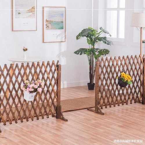 小院子护栏户外栅栏门围栏花园庭院网格双开门装饰篱笆实木菜园