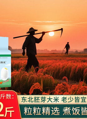 【奕米阳光】2025年新日期2斤装当季新米东北胚芽米珍珠米500g