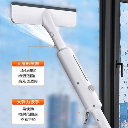 家用擦窗神器加长搞层喷刮一体擦窗D器双面洗玻璃镜子窗户清洁工
