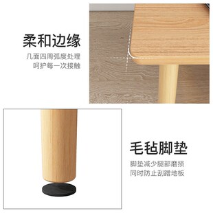 小桌子简易e出租屋茶几边几网红家用小户型客厅方桌卧室床头置物