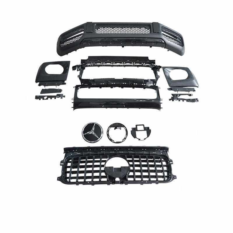适用奔驰大G500G300升级新款G65G63AMG前后杠轮眉中