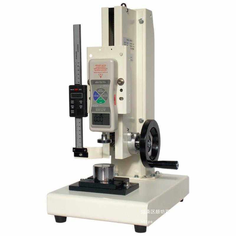 艾田推拉力计测试台带标尺手摇螺旋机架压力拉力测力支架升沐雨原