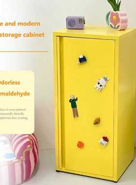 Ironwork short cabinet colorful bedside storage cabinet