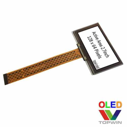 2.7寸白光2.7英寸oled加长排线2.8英寸白色UG-2864ASWDT03厂家