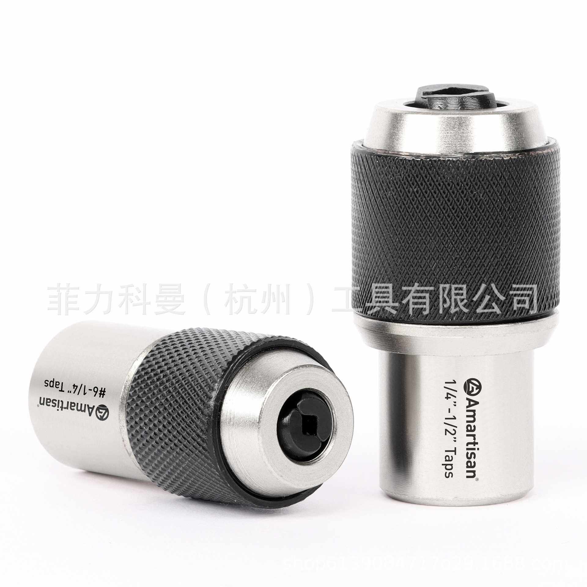 2件套丝锥套筒套件，6-1/2丝锥可调钳口，用于丝锥、螺丝拔出器