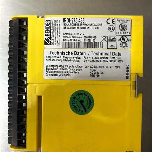 议价拆机IRDH275-435  BENDER 本德尔模块现货！