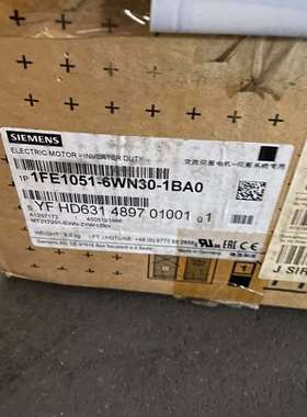 议价西门子电机1FE1051-6WN30-1BA0全新原装议价