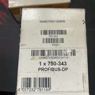 议价全新原装 343 进口wago750