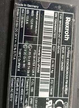 议价力士乐库存电机MKE098B-047-KG1-BENN全新未