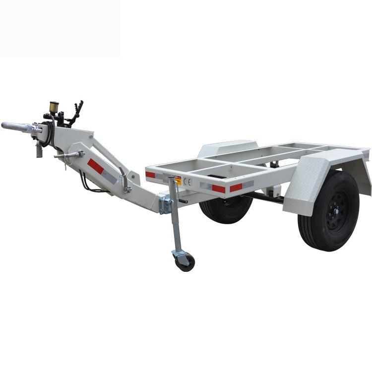 发电机组拖车框架拖车底盘小拖车1.5T蛇形牵引骨架小拖车