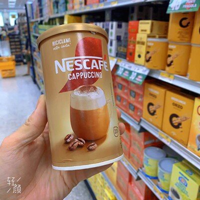 现货 意大利Nescafe雀巢Cappuccino卡布奇诺250g速溶咖啡