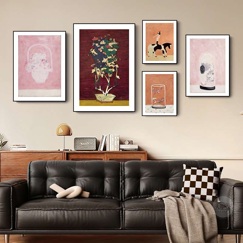 法式花卉名画常玉客厅装饰画小众艺术挂画走廊过道玄关画卧室壁画图片