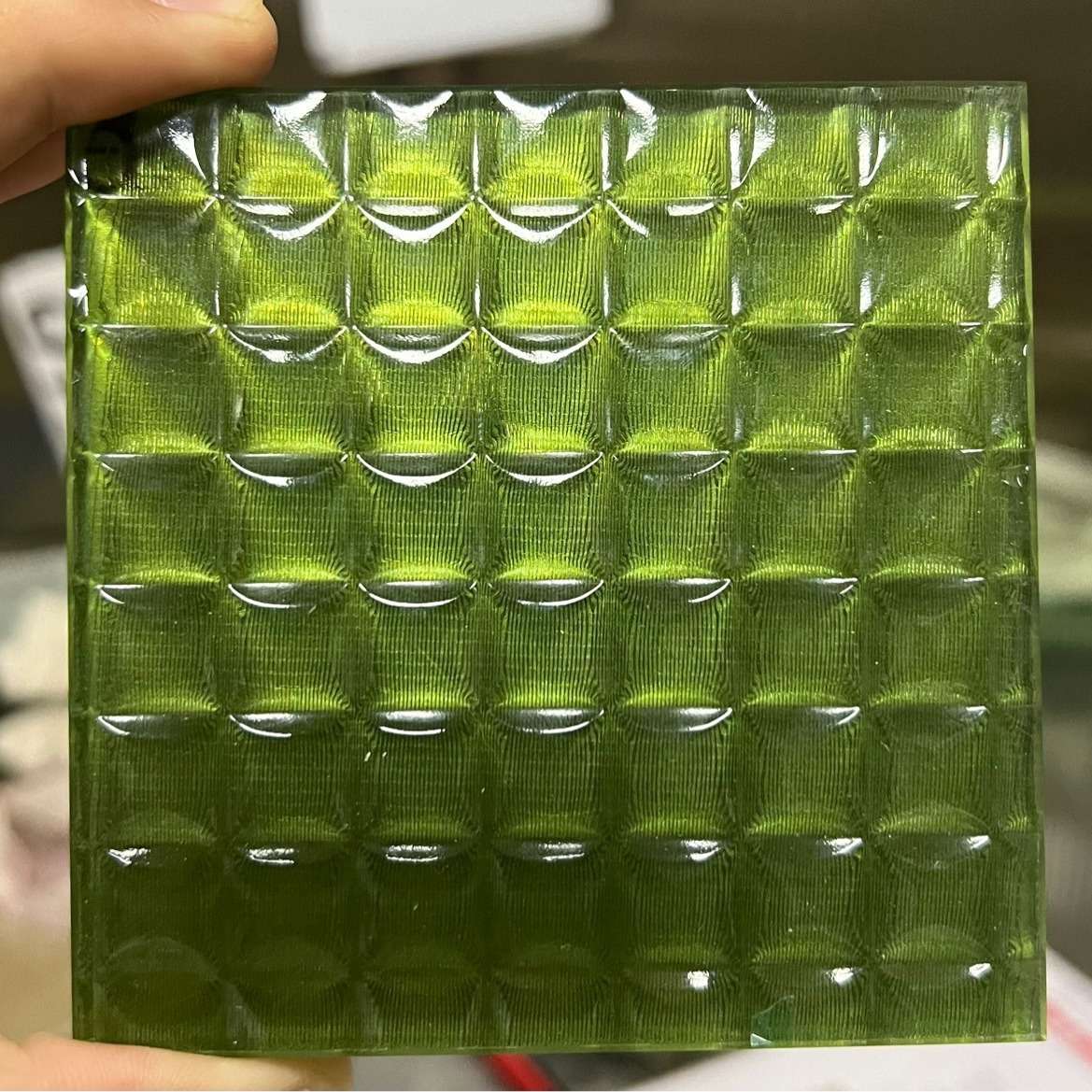 车刻夹丝玻璃 效果立体 高端大气