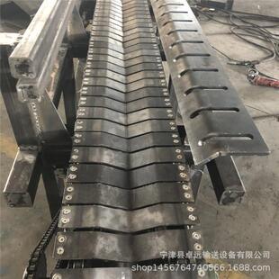 卓远厂家定做圆钢热加工输送机链条扣板输送机耐高温运行平稳