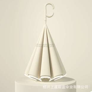 厂家直销反向汽车雨伞双层大号晴雨两用伞全自动长柄伞双人伞