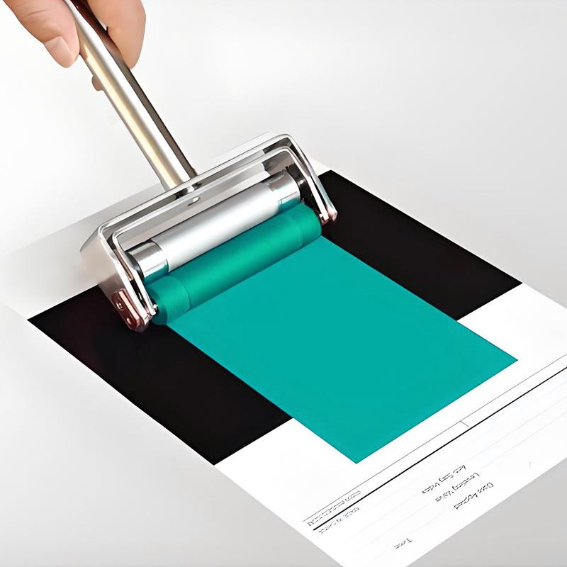 冬慧辊筒加工图案可调尺寸可调N188手动展色轮油墨展色轮A