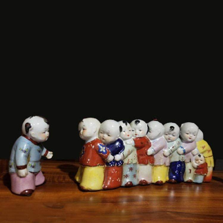 陶瓷人物雕塑工艺品创意家居饰品新中式客厅复古装饰品摆件,电子元器件市场,其它元器件,淘宝优惠券,粉丝福利购,淘宝优惠卷