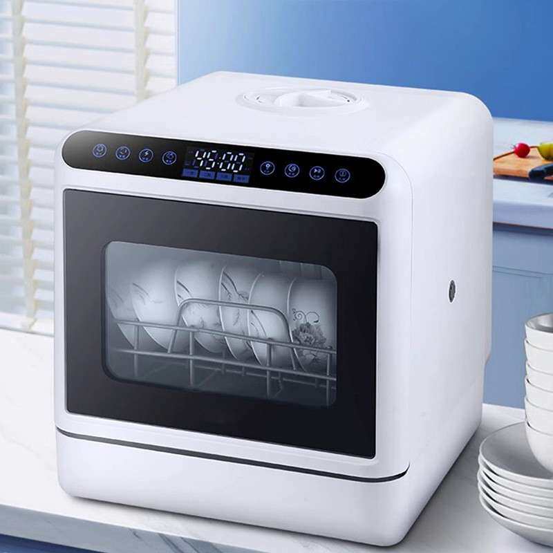小型台式家用免安装全自动洗碗机智能UV消毒烘干洗碗机