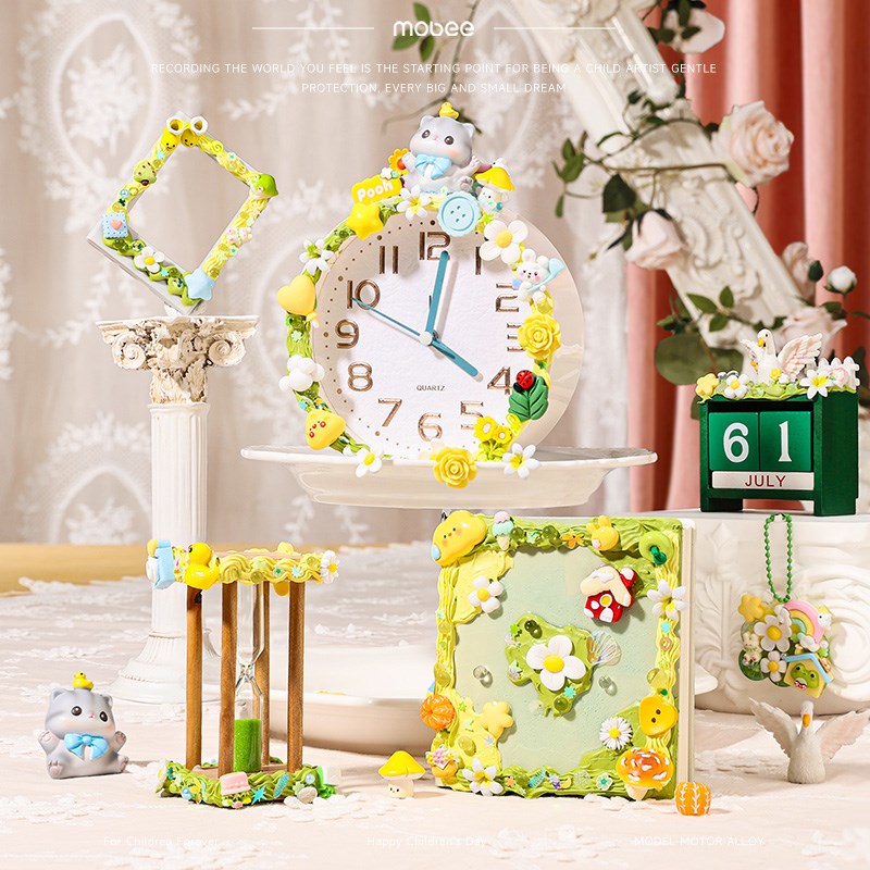 mobee时光藤屋咕卡套装玩具奶油胶小房子礼盒diy送毕业女生日礼物