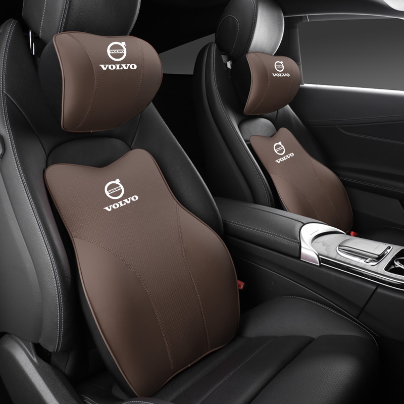 沃尔沃头枕护颈枕S60/S90/XC60/XC90/XC40汽车头枕腰靠垫内饰用品