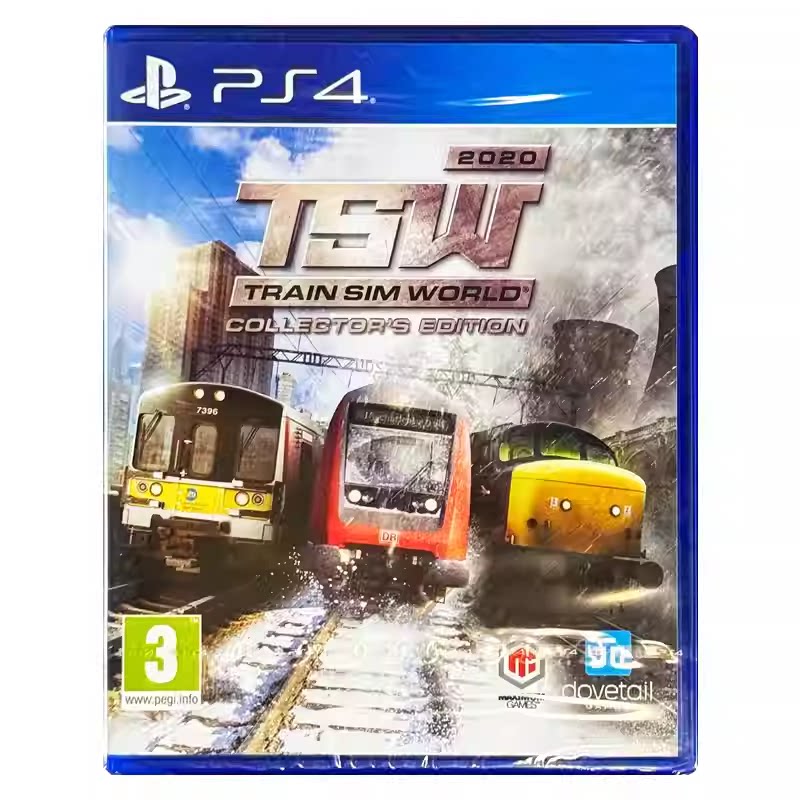 香港直邮 PS4游戏光盘 火车模拟2020 PS4游戏 现货