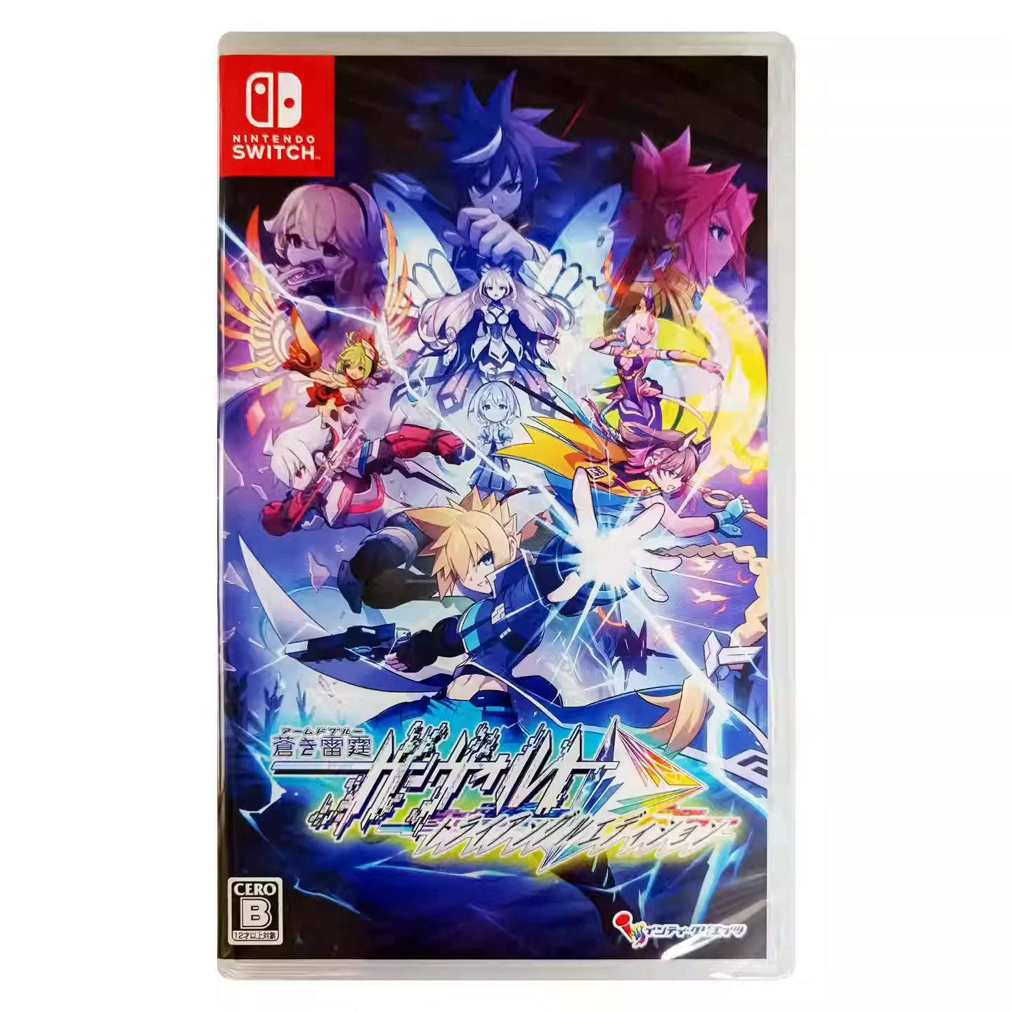 香港直邮 任天堂NS卡带 中文 苍蓝雷霆 GUNVOLT 三棱合极 Nintendo Switch 游戏 现货