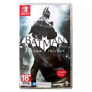 香港直邮 任天堂NS卡带 蝙蝠侠三部曲 Batman: Arkham Trilogy Nintendo Switch 游戏 现货