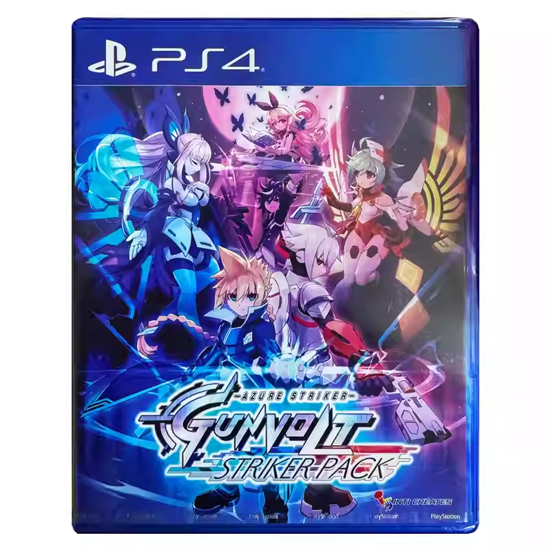 香港直邮 港行原封 PS4游戏光盘 中文 苍蓝雷霆 强袭合集 GUNVOLT PS4游戏 现货