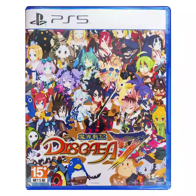 香港直邮 港行中文原封 PS5游戏光盘 魔界战记7 DISGAEA PS5游戏 现货