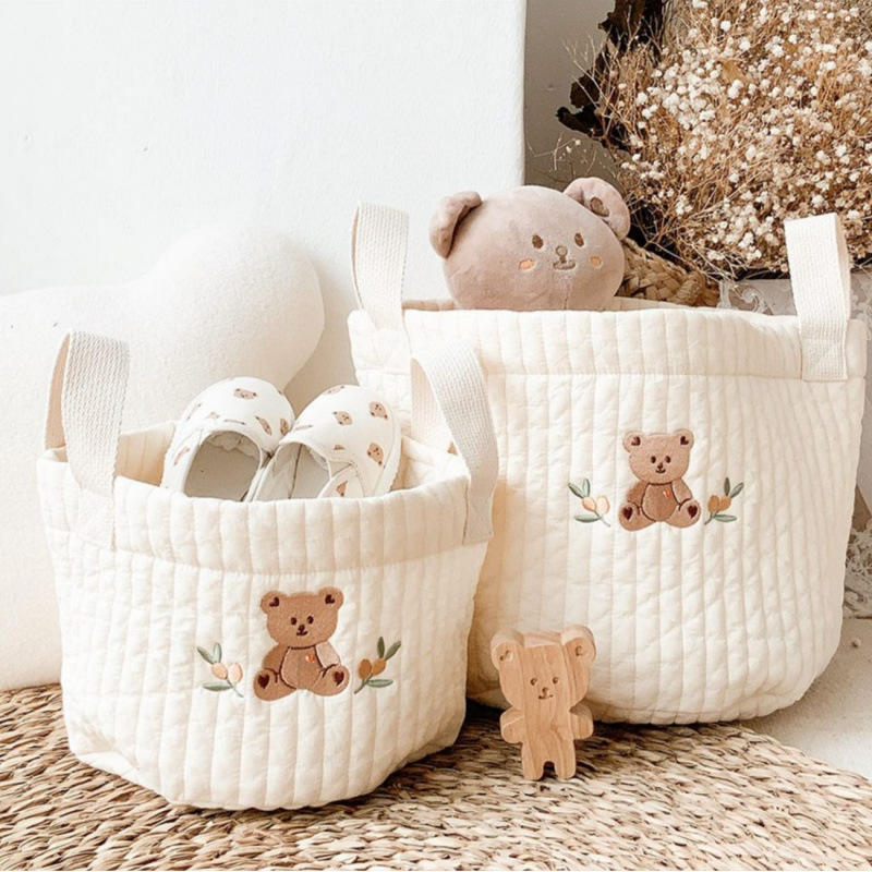 旅想ins收纳盒宝宝尿布玩具整理袋尿裤床品收纳多用尿布收纳袋