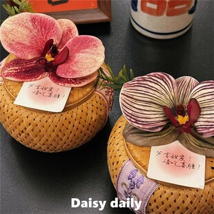 新中式喜糖盒蝴蝶兰高级感桌面摆件结婚客厅装饰布置婚礼伴手礼盒