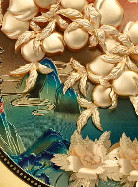 毕业礼物送学校送老师桃李满门金箔画纪念实用摆件男女教师节礼品