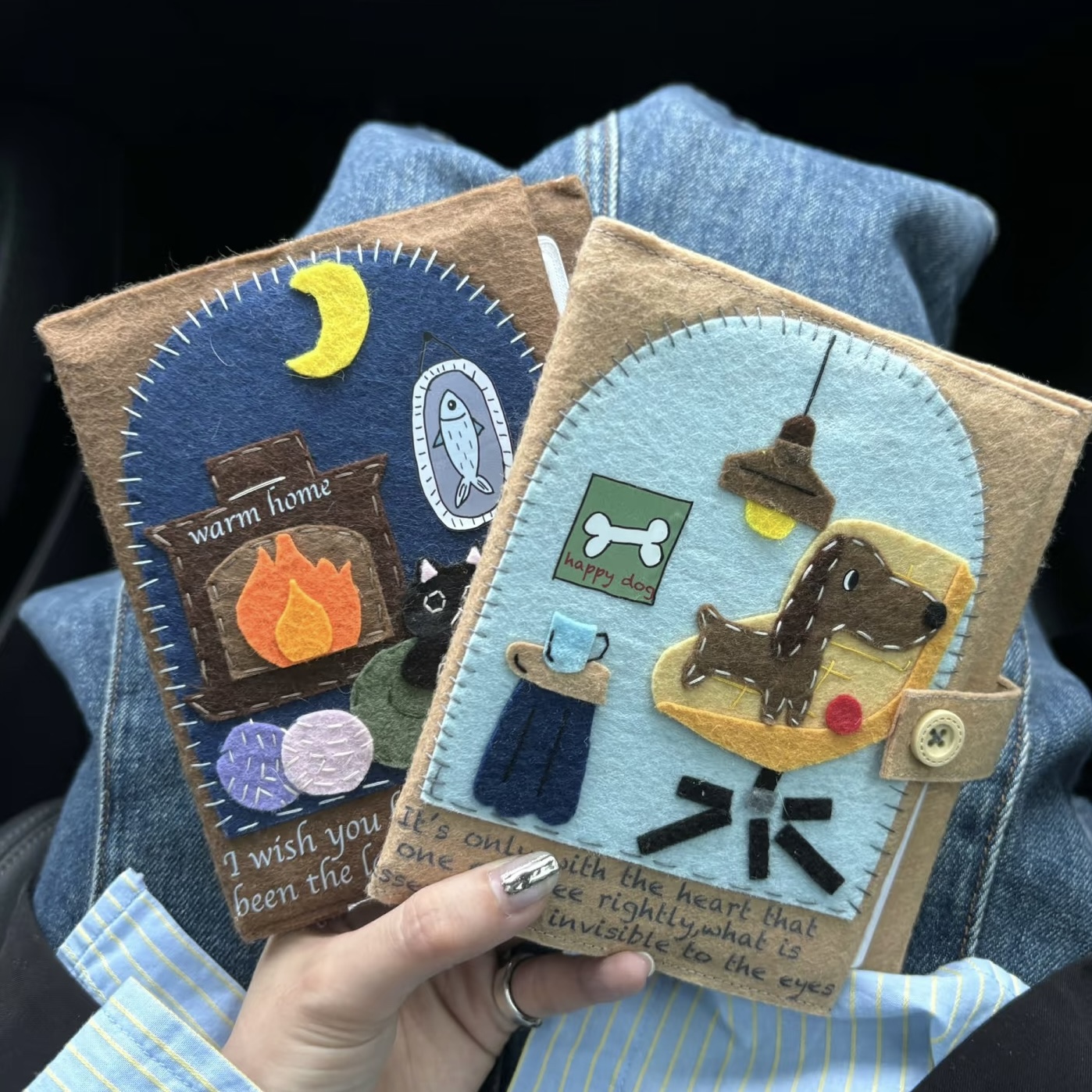 腊肠狗不织布卡册高颜值3寸小卡