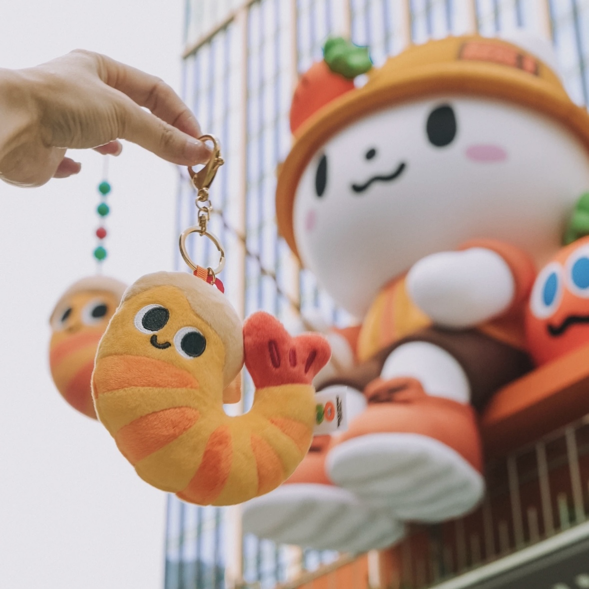 厦门五月天周边金多虾玩偶包挂件