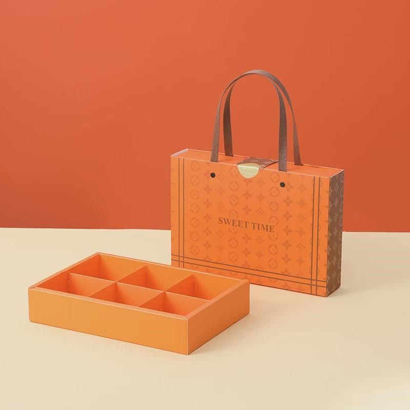 中秋新款4粒6粒80克t月饼精美包装盒蛋黄酥烘培高档礼品盒