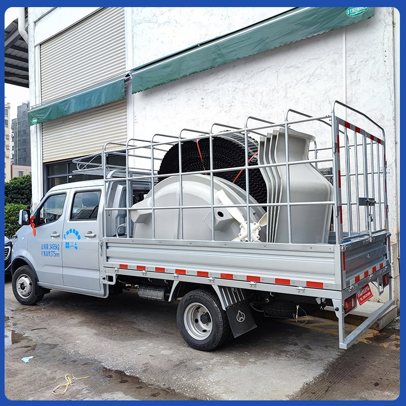 圆形玻璃钢冷却塔10t20t30t40D吨50t小型逆流式工业高温冷却水塔