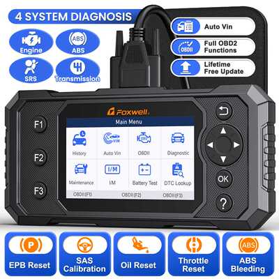 FOXWELL GT21 汽车4系统诊断仪 5种保养复位功能 OBDII检测海外版