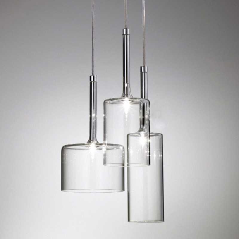 现代简约餐厅吧台吊灯北欧创意个性酒吧客厅卧室单头三头玻璃吊灯
