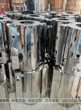 65机陶瓷加热圈不锈钢罩壳 配风机 115x380mm 挤出机陶瓷加热圈