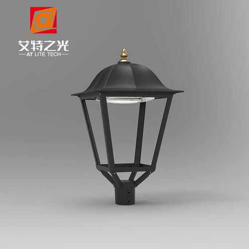 艾特之光新款庭院灯60W LED post top garden light 美规柱头灯