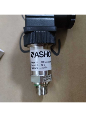 雅斯科KM41压力传感器0-400bar 0-10V注塑机伺服油压传感器250bar