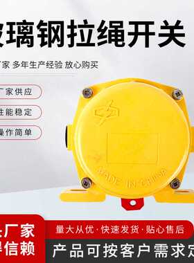 拉绳开关 双向拉绳开关 SMSLSA-S1Z-8Y 紧急拉绳开关