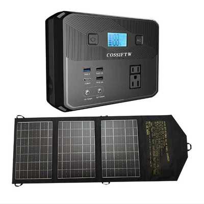 220V AC backup outdoor charger emergency with solar panel