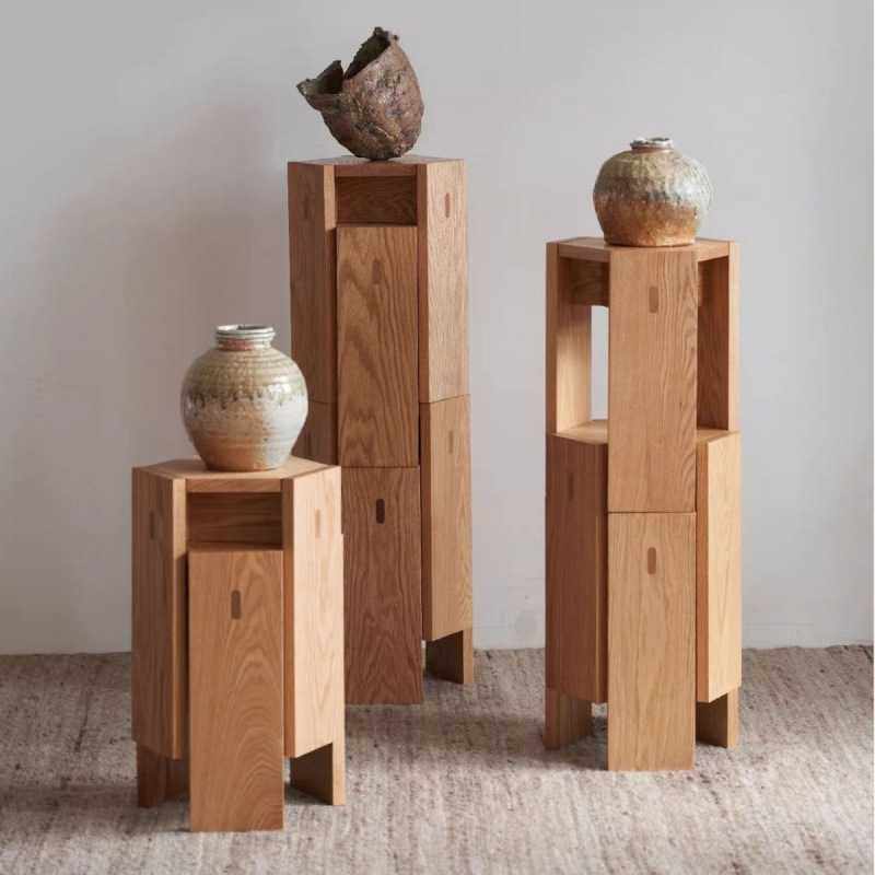 北欧樱桃木凳子餐凳家用客厅方凳换鞋化妆矮凳花架叠叠凳四合一厂,3C数码配件,摄像机配件,淘宝优惠券,粉丝福利购,淘宝优惠卷