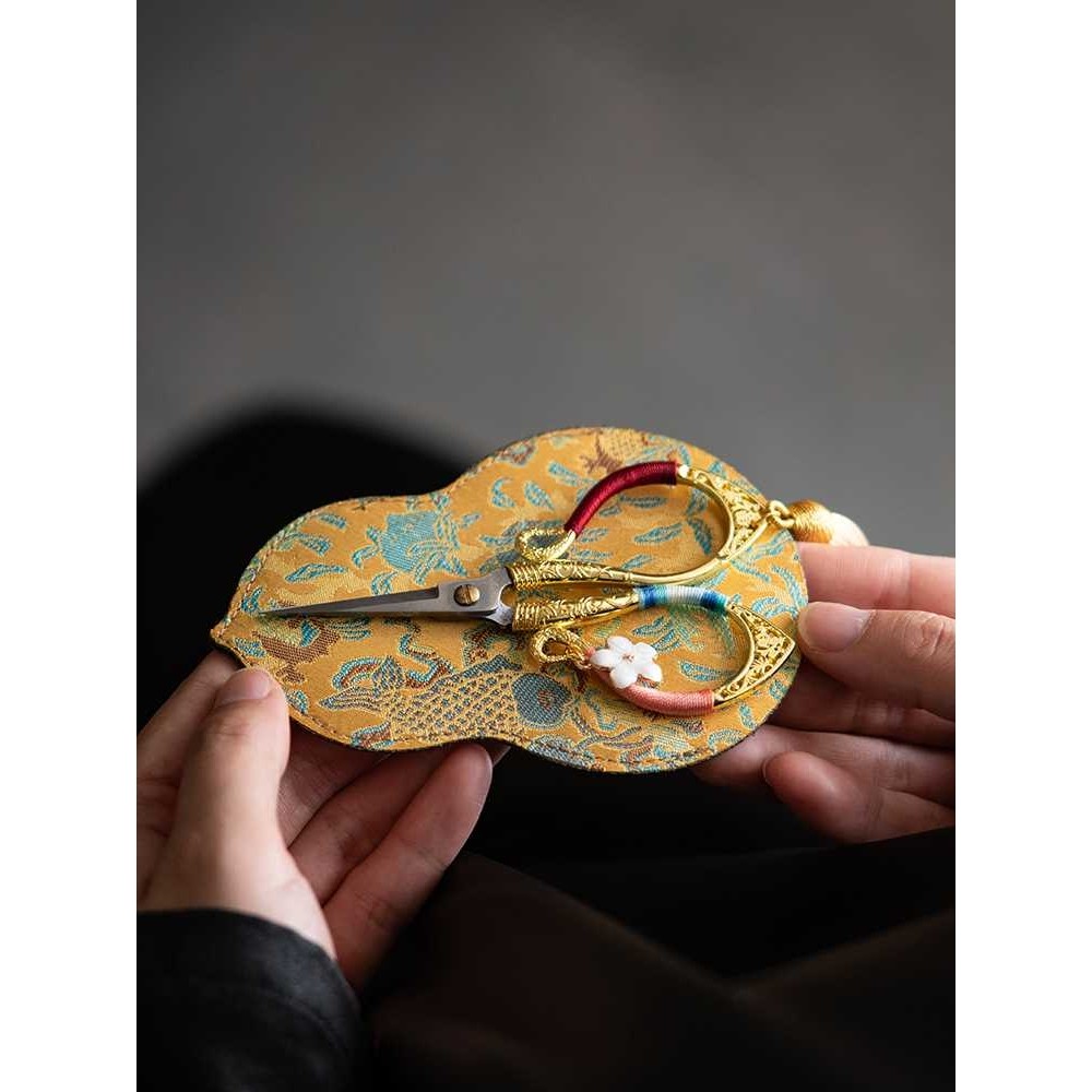 迷你小剪刀茶艺剪茶叶袋茶包剪茶叶专用剪刀套袋织锦布艺茶具配件,3C数码配件,摄像机配件,淘宝优惠券,粉丝福利购,淘宝优惠卷