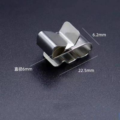 光伏支架配件大全太阳能板线卡光伏4平方2线光伏板线卡不锈钢卡扣